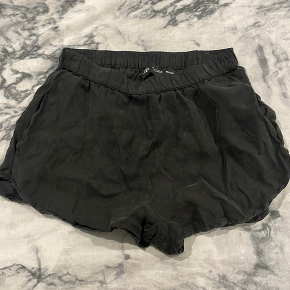 Zara Shorts Zara Velvet Black Comfy Shorts Perfect Condition Poshmark